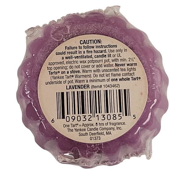 Yankee Candle Wax Tart Scented Melt Lot of 4 Lemon, Cranberry, Balsam, Lavender - Picture 7 of 10